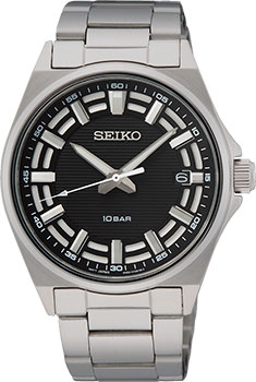 Японские наручные  мужские часы Seiko SUR505P1. Коллекция Neo Classic