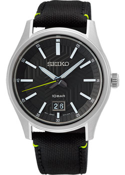 Японские наручные  мужские часы Seiko SUR517P1. Коллекция Discover More