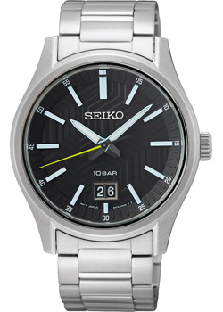 Японские наручные  мужские часы Seiko SUR535P1. Коллекция Discover More