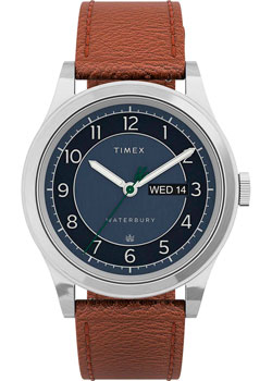 мужские часы Timex TW2U90400. Коллекция Waterbury Traditional