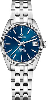Швейцарские наручные  женские часы Titoni 828-S-612. Коллекция Cosmo
