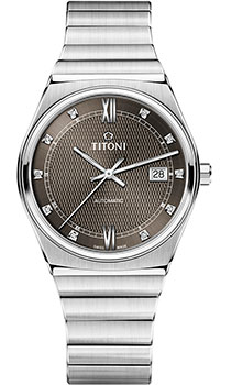 Швейцарские наручные  мужские часы Titoni 83751-S-630. Коллекция Impetus