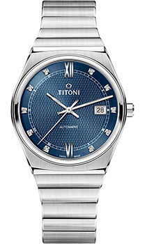 Швейцарские наручные  мужские часы Titoni 83751-S-632. Коллекция Impetus