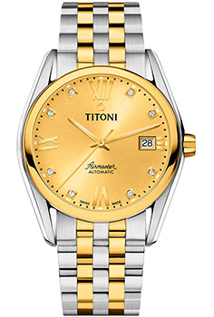 Швейцарские наручные  мужские часы Titoni 83909-SY-064. Коллекция Airmaster