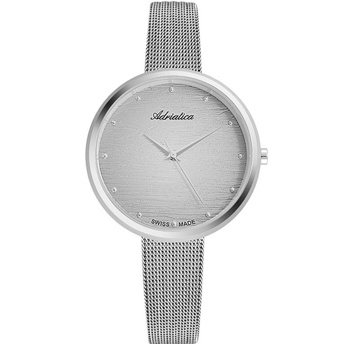 Часы Adriatica 3716.5147Q женский браслет с круглым кулоном регулируемый браслет из нержавеющей стали 1 5 наименований