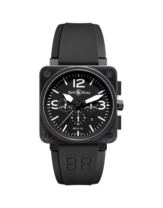Часы Bell&Ross BR 01 BR0194-BL-CA