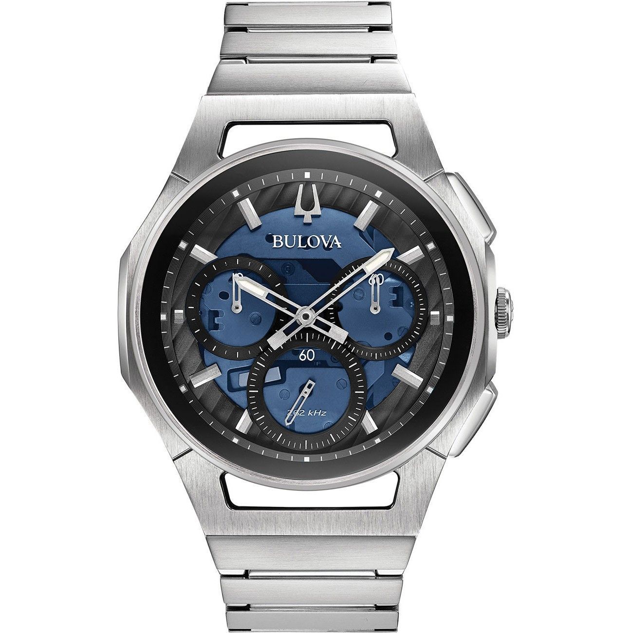 Часы Bulova 96A205 браслет для наручных часов из нержавеющей стали с изогнутым концом 19 24 мм 2 шт
