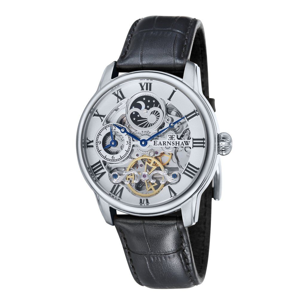 Часы Earnshaw ES-8006-01 ремешок для часов из нержавеющей стали металлический 18 20 22 24 мм