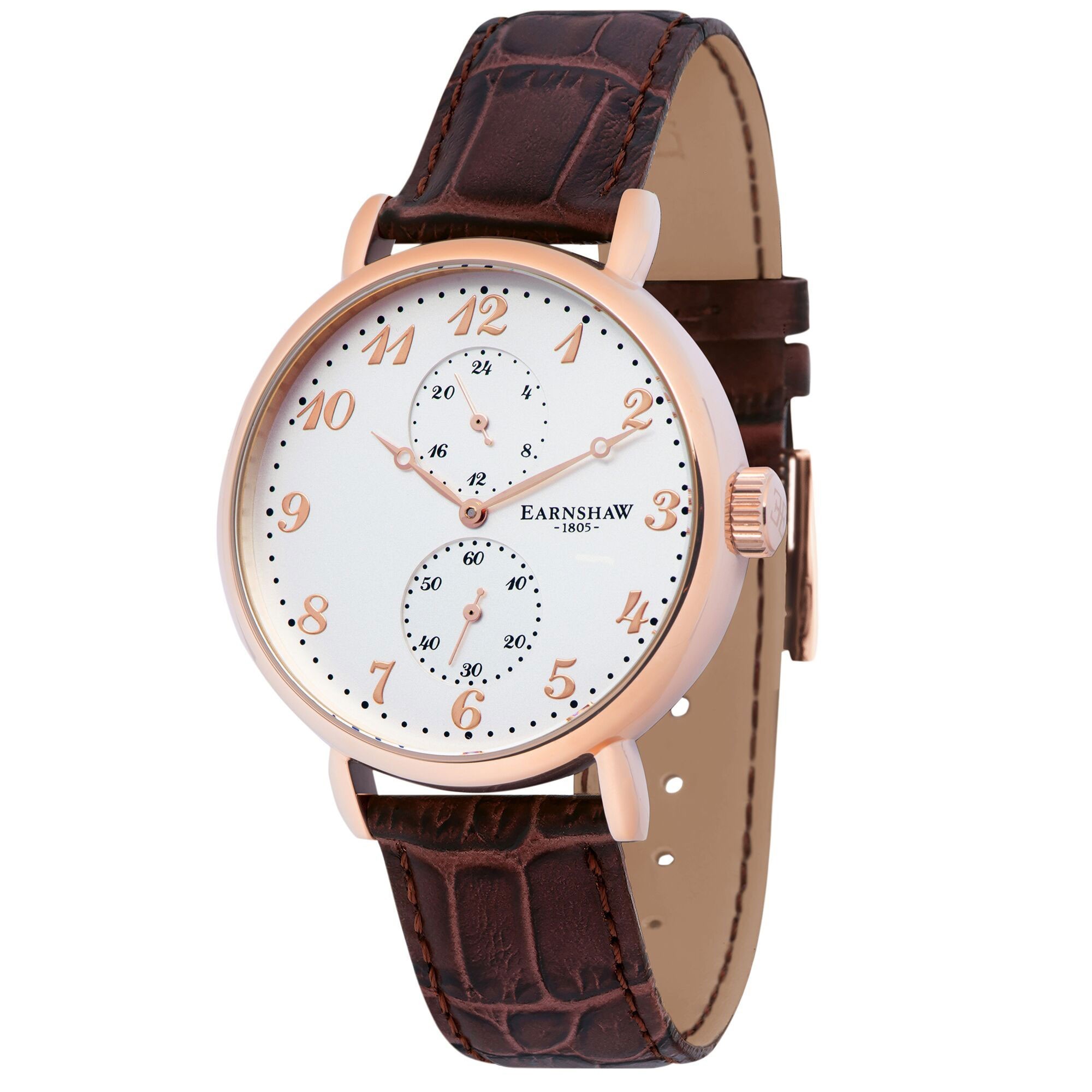 Часы Earnshaw ES-8091-03 ремешок нейлоновый для наручных часов dw браслет с пряжкой из розового золота для мужчин и женщин 10 мм 18 мм 20 мм