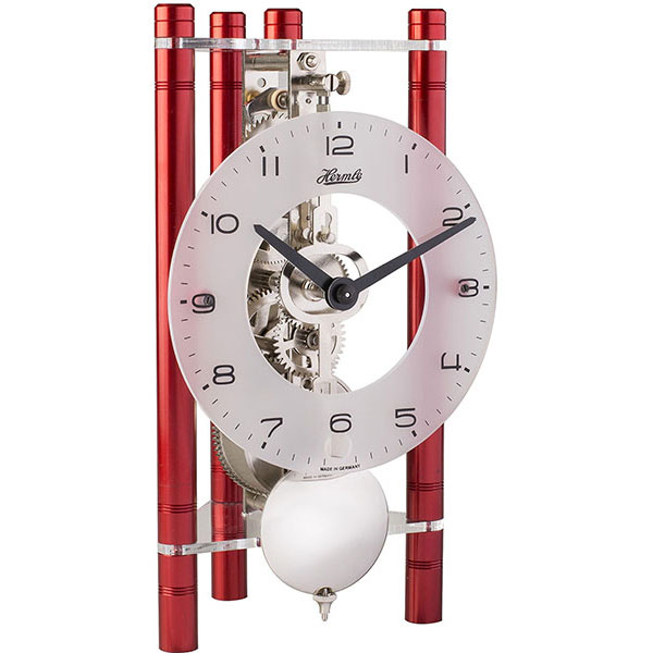 Часы Hermle 23025-360721 часы скелетоны мужские женские механические с арабскими цифрами и цепочкой