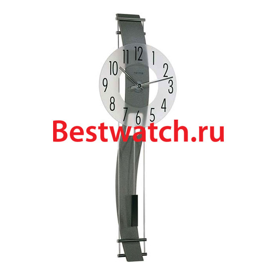 Настенные часы Hermle 70644-292200 новинка 2020 г стильные настенные часы 3 d для гостиной зеркальные кварцевые часы наклейки сделай сам