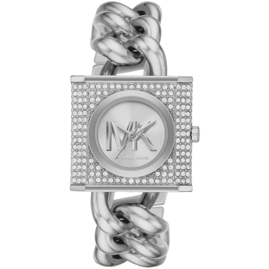 Часы Michael Kors MK4718 hand around стальной браслет цепь с панцирным плетением и чернением