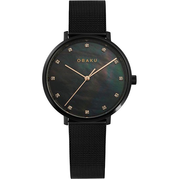 цена Часы Obaku V186LXBBMB