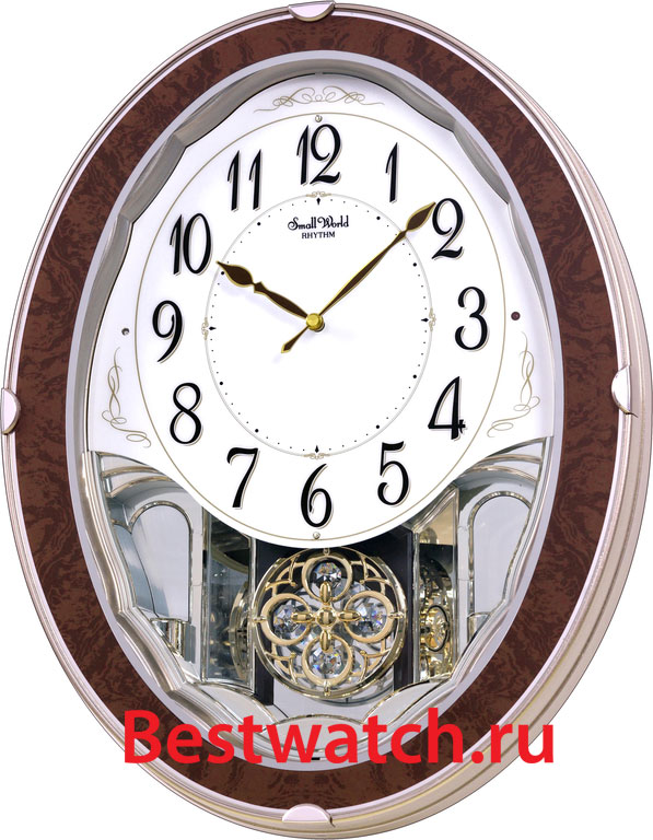 цена Настенные часы Rhythm 4MJ421WD23