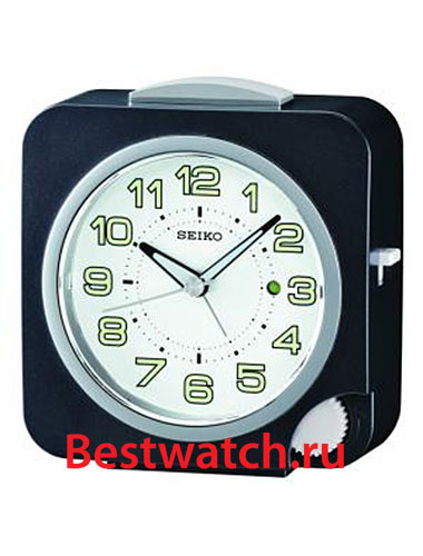 Настольные часы Seiko QHE095KL цифровой будильник изогнутый плоский большой дисплей фотозеркало для детской спальни функция повтора температуры настольные часы дом