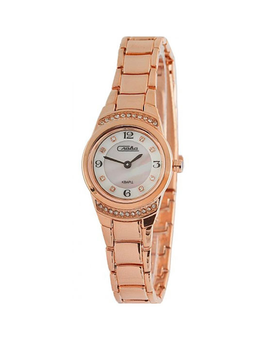 Часы Slava 6199375-2025 часы часы наручные часы женские кварцевые часы классические часы металлический браслет часы g
