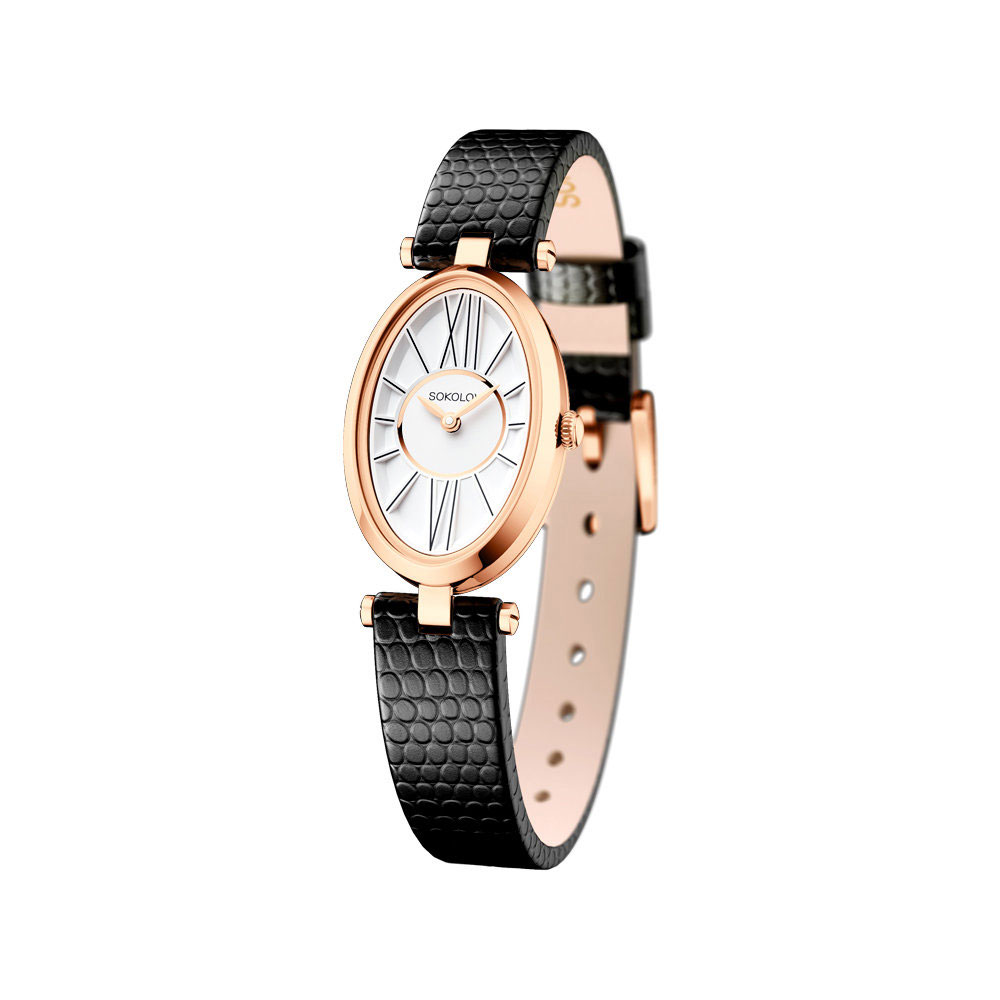 Часы Sokolov 235.01.00.000.01.01.2 ремешок для часов dw нейлоновый браслет с пряжкой цвета розового золота для мужчин и женщин 12 мм 14 мм 13 мм 16 мм 19 мм