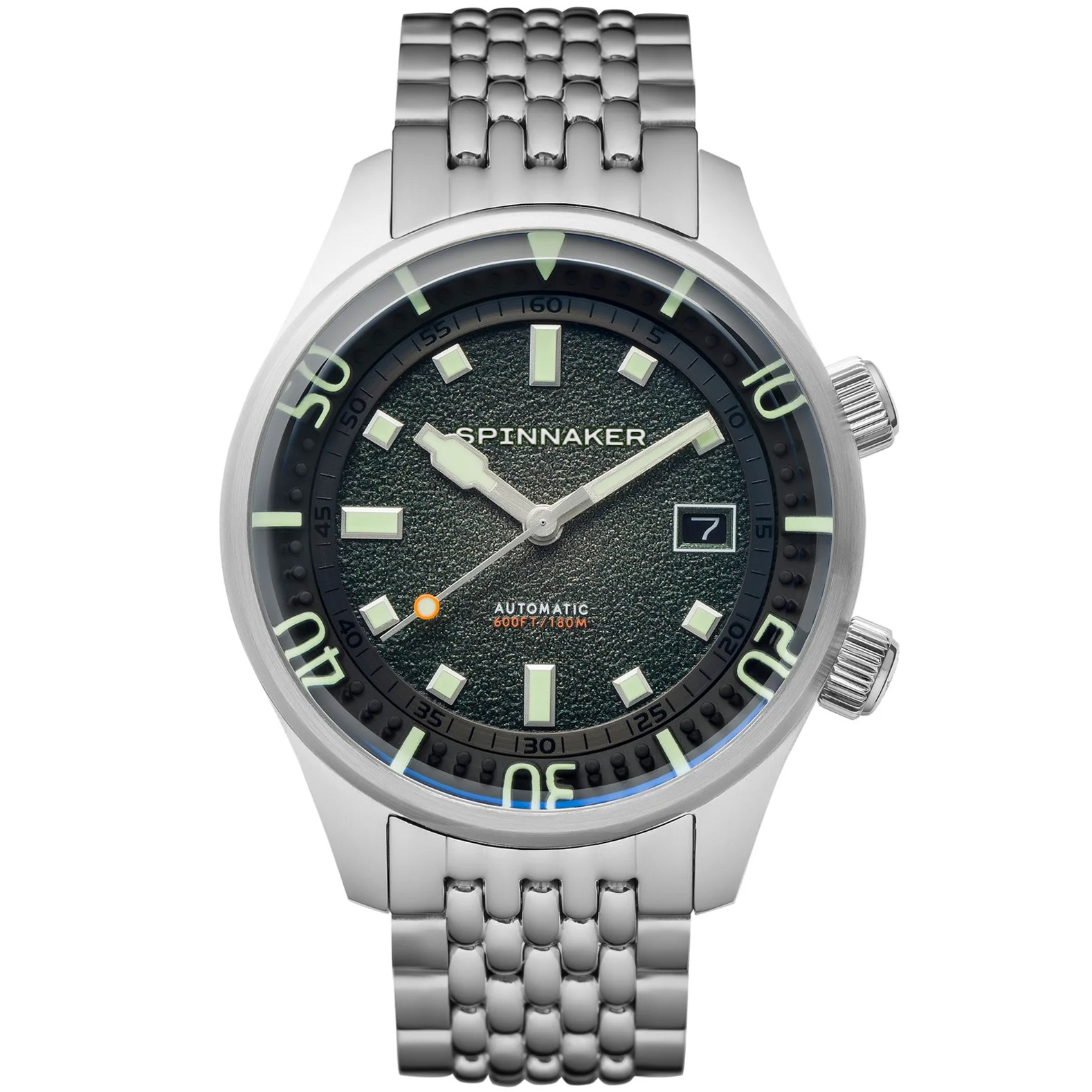 Часы Spinnaker SP-5062-33 7 0 мм корона из нержавеющей стали skx запчасти для seiko 45 мм черепаха тунца skx009 skx013 skx007 корпуса nh34 nh35 nh36 nh38 механизм