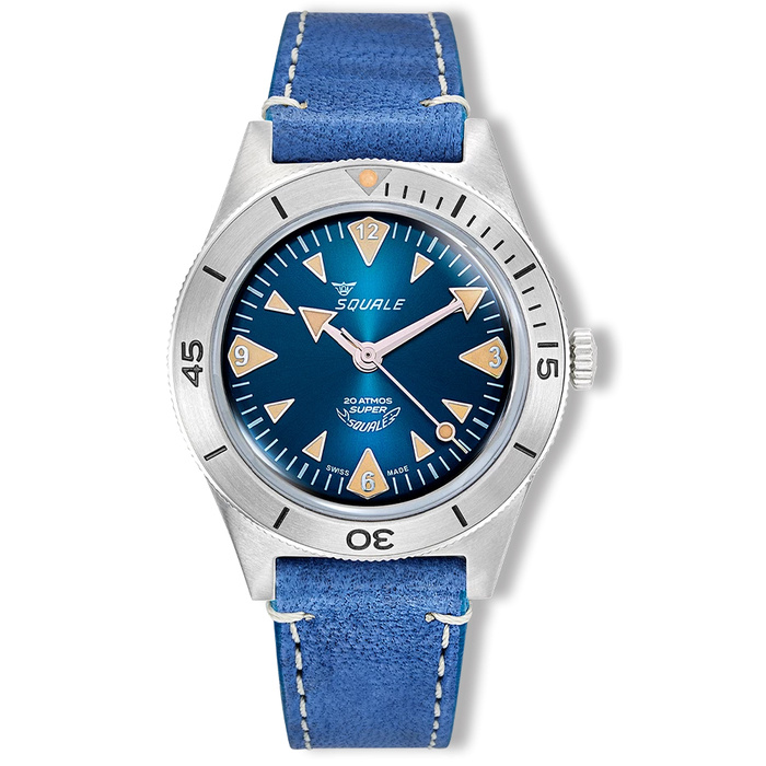 Часы Squale SUPERSSABL.PBL - купить мужские наручные часы в