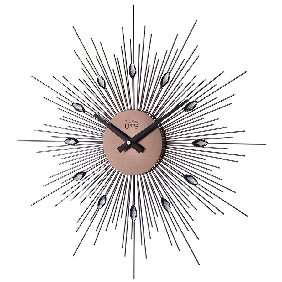 часы настенные atmosphera old town круглые пластик цвет коричневый ø50 см Настенные часы Tomas Stern TS-8060