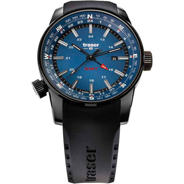 Часы Traser TR.109743 наручные часы traser p68 adventure p68 pathfinder gmt blue синий нато 109034 синий черный