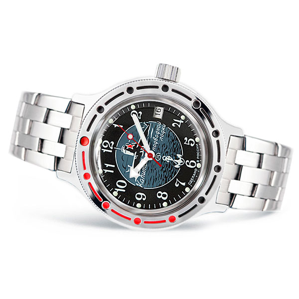 Часы Vostok 2416.00-420831 макет подводной лодки варшавянка масштаб 1 200