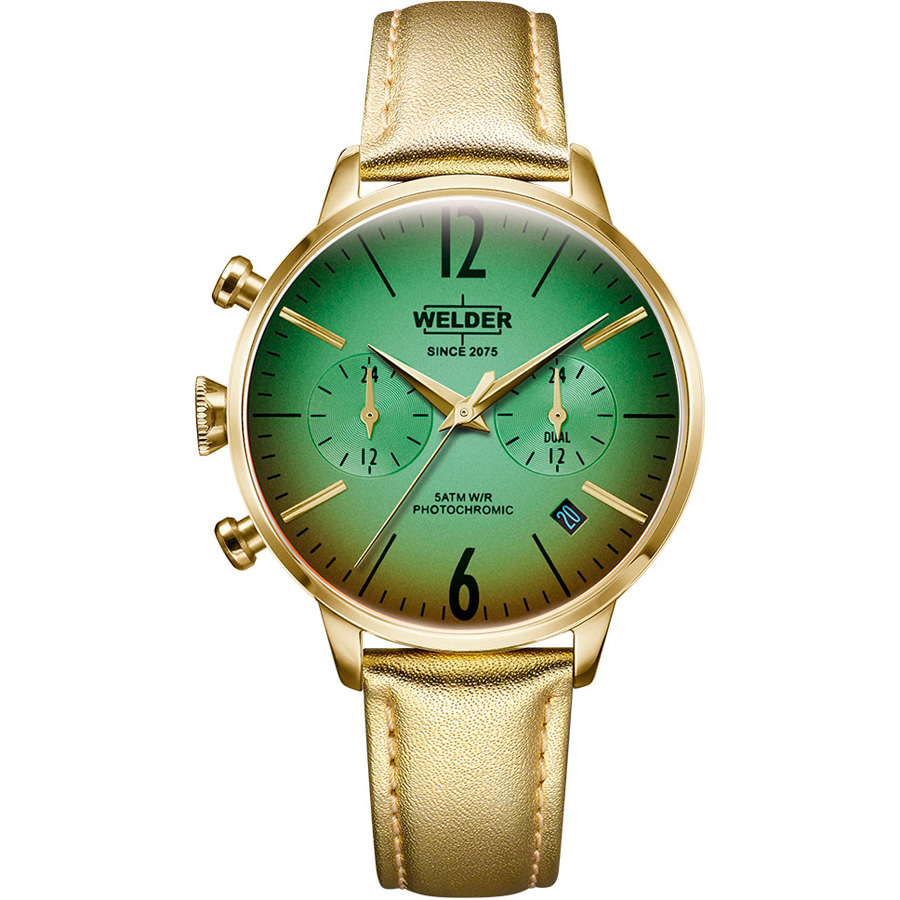 Часы Welder WWRC121 20 50 шт 38 мм кожаные подвески с кисточками золотистого и серебряного цвета серьги бахрома брелок подвеска ремни замша кисточки diy ювелир