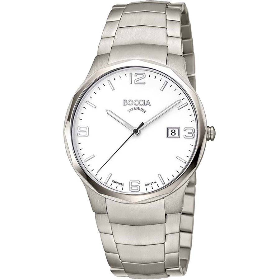 Часы Boccia 3656-01 наручные часы boccia 3656 01 белый серебряный