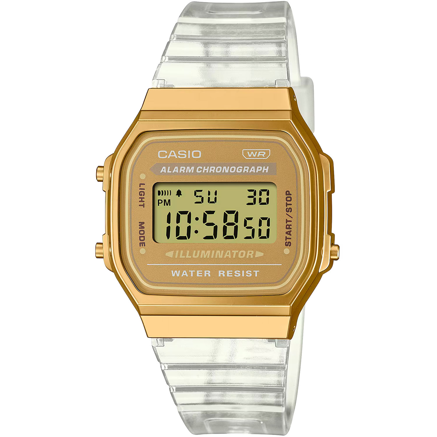 Часы Casio A168XESG-9A часы casio bga 310rp 9a
