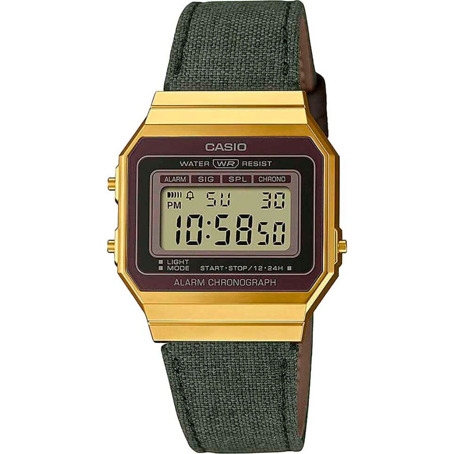 Часы Casio A700WEGL-3A часы casio bga 310rp 3a