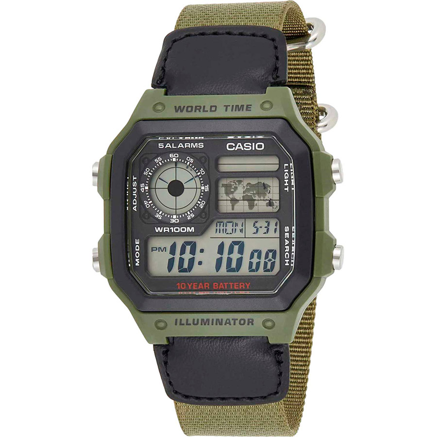 Часы Casio AE-1200WHB-3B часы casio w 216h 3b