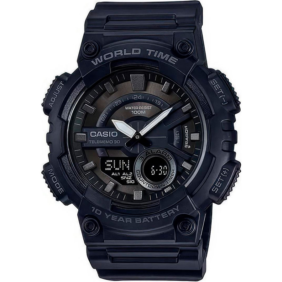 Часы Casio AEQ-110W-1B часы casio aeq 110w 1a