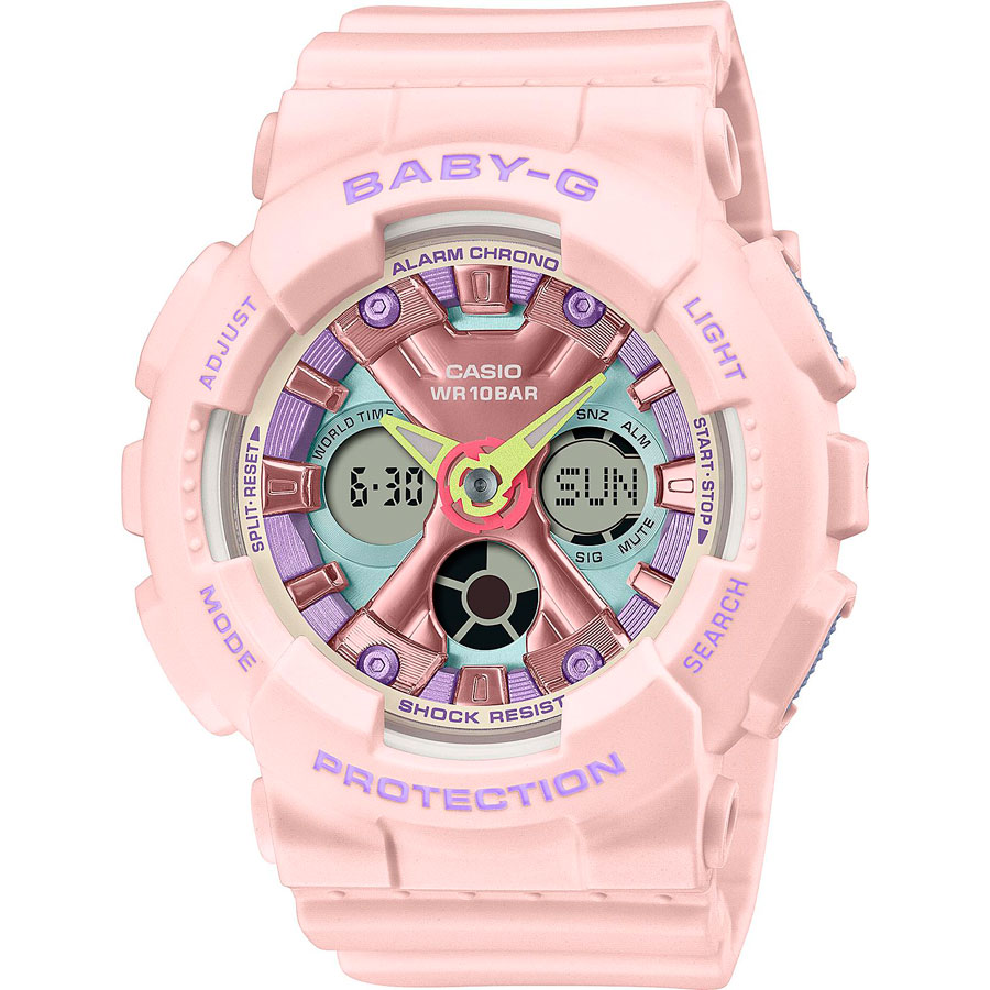 Часы Casio BA-130PM-4A наручные часы casio ba 130pm 4aer