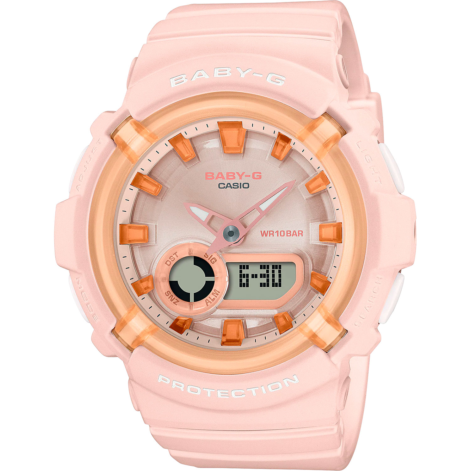 Часы Casio BGA-280SW-4A часы casio bga 310rp 4a