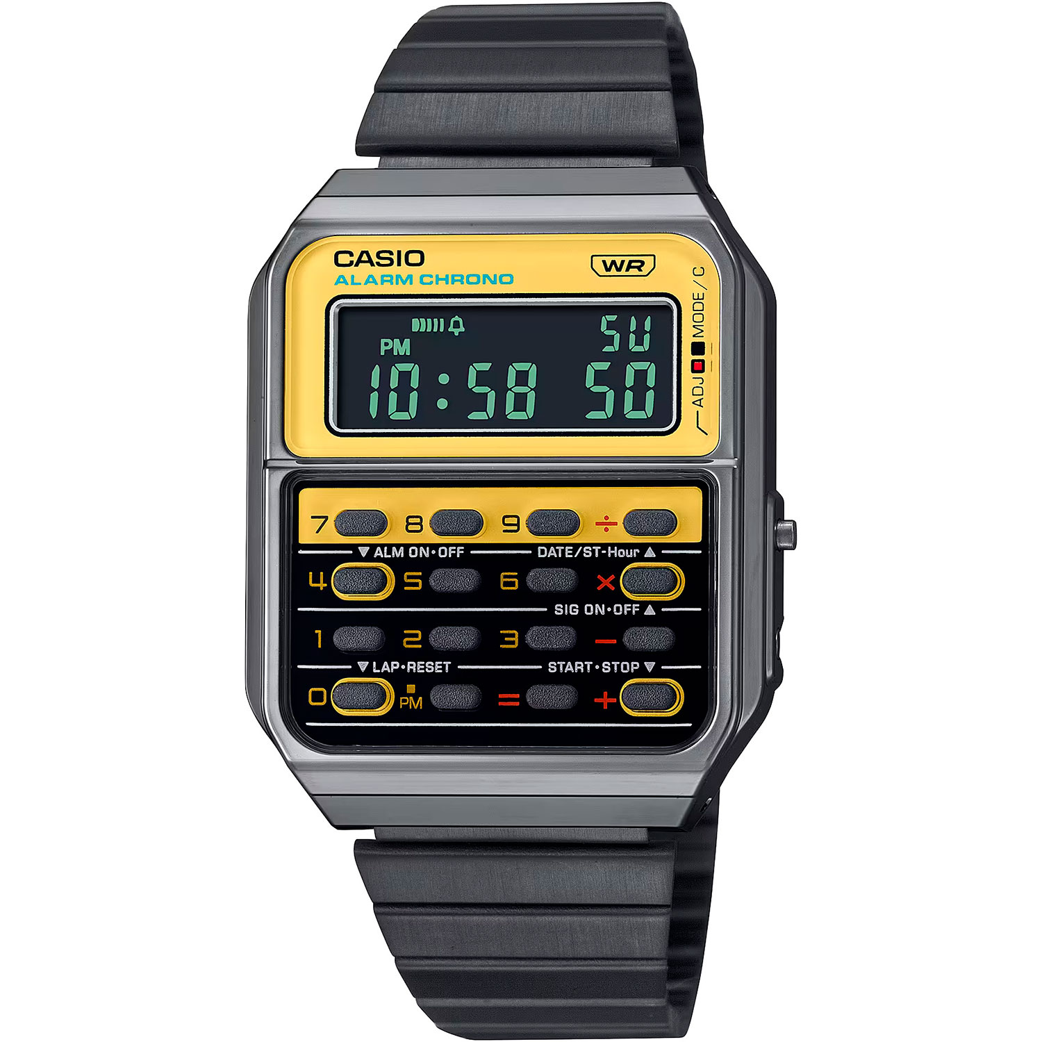 Часы Casio CA-500WEGG-9B часы casio mtp e600g 9b