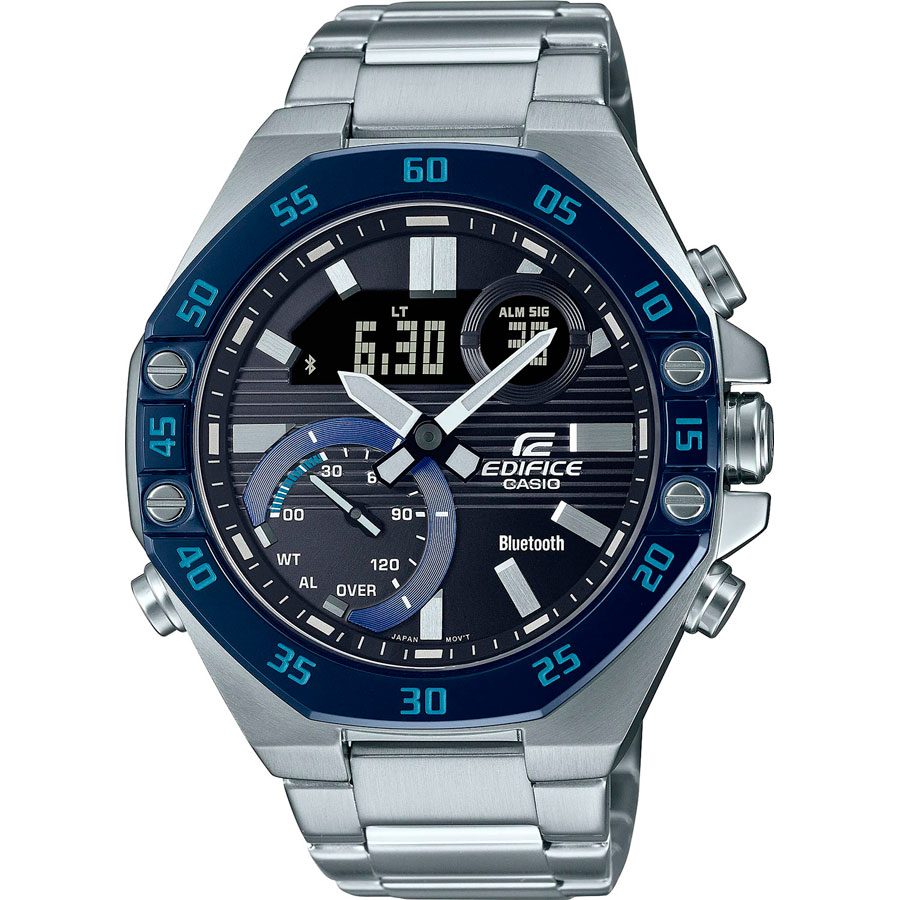 Часы Casio ECB-10DB-1B часы casio ecb 2200p 1a