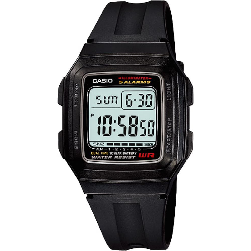 Часы Casio F-201WA-1A часы casio f 105w 1a