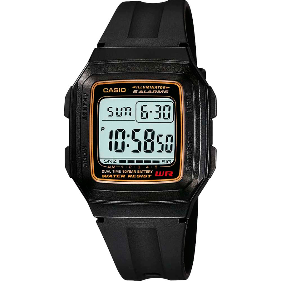 Часы Casio F-201WA-9A часы casio awm 500gd 9a