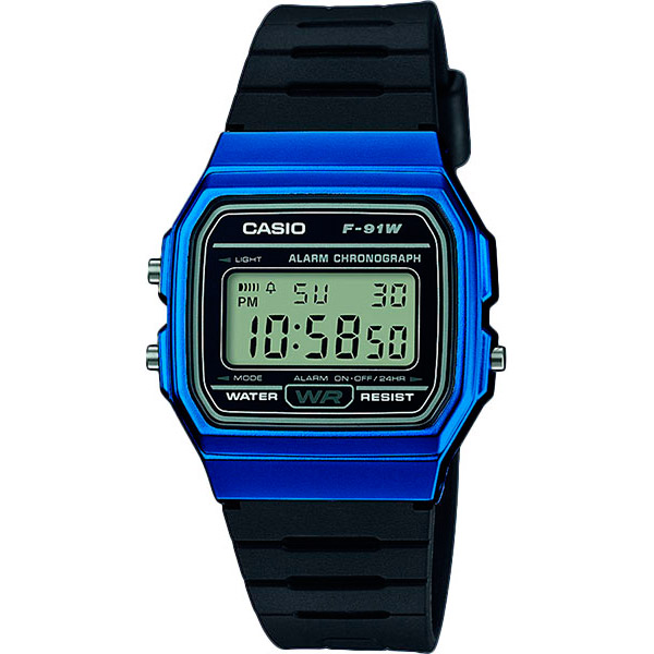 Часы Casio F-91WM-2A casio f 91wm 3adf casio f 91w 1dg casio f 91wm 2adf casio f 91wm 1bdf men wristwatch clock watch original