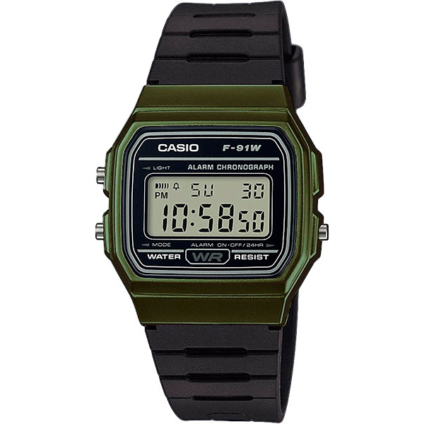 Часы Casio F-91WM-3A наручные часы casio f 91wm 7a