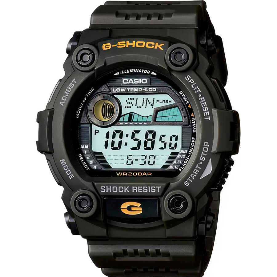 Часы Casio G-7900-3E zcc ct gm 3e d1 0s gm 3e d1 5s gm 3e d2 0s 10 шт gm 3e d2 5s gm 3e d3 0s gm 3e d4 0s 3 флейта плоские фрезы 1 шт коробка