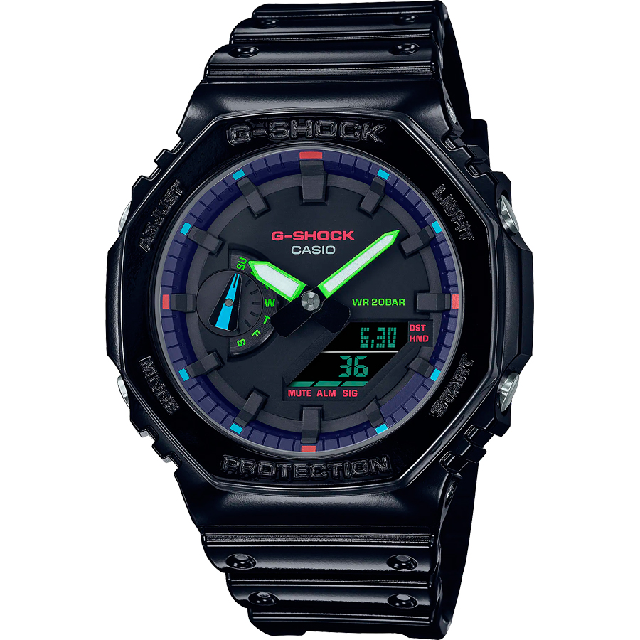цена Часы Casio GA-2100RGB-1A