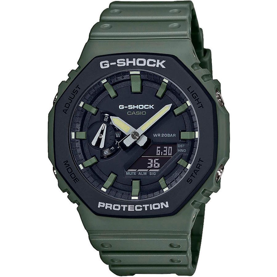 Часы Casio GA-2110SU-3AER casio g shock ga 2110su 3a