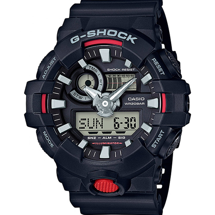 Часы Casio GA-700-1A часы casio ga 110 1a