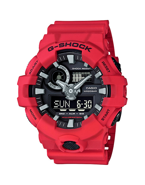 Часы Casio GA-700-4A часы casio ga 110mr 4a