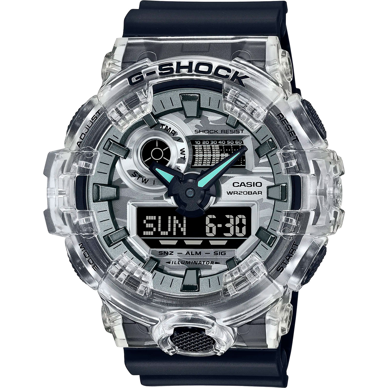 Часы Casio GA-700SKC-1A часы casio ga 110 1a