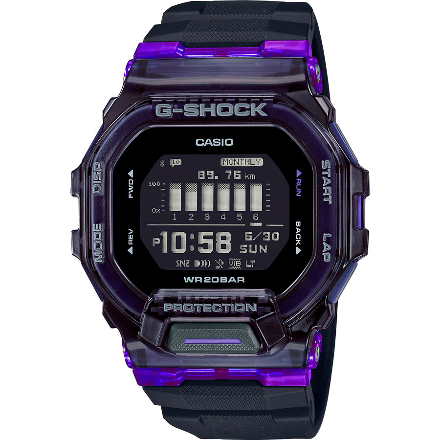 Часы Casio GBD-200SM-1A6 наручные часы casio g shock gbd 200sm 1a6 черный фиолетовый