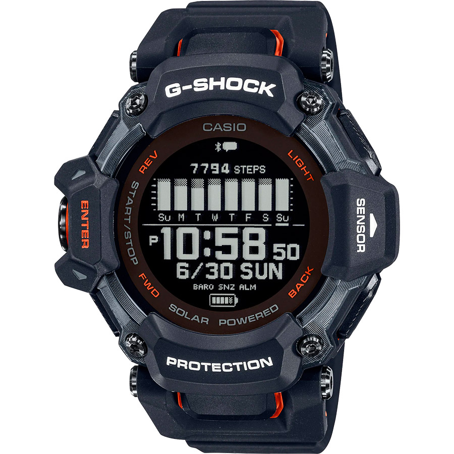 Часы Casio GBD-H2000-1AER наручные часы casio g shock gbd h2000 1aer черный оранжевый