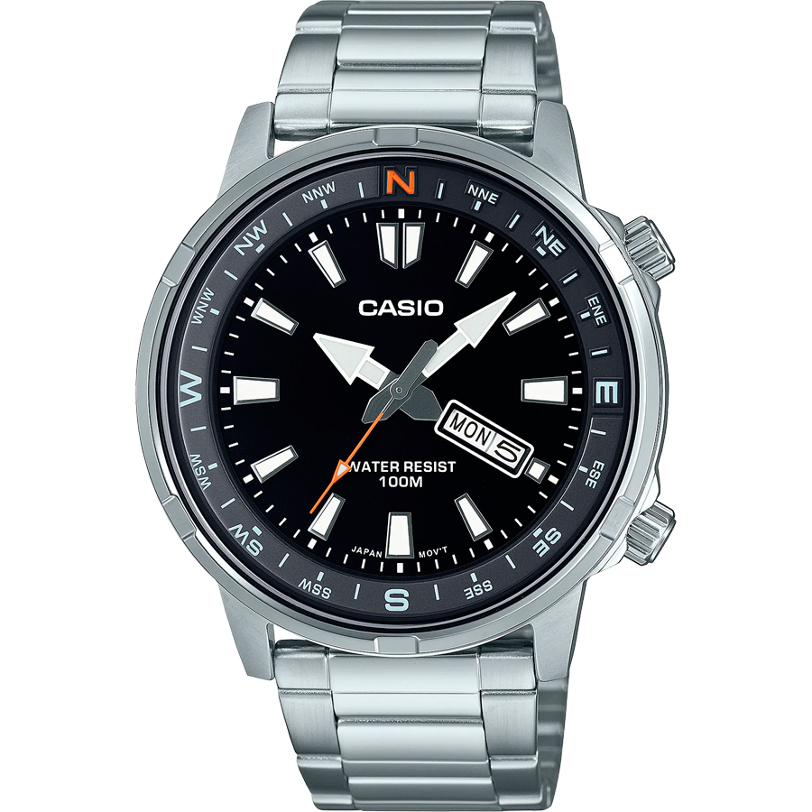 наручные часы casio mtd 130d 1a4 серебряный Часы Casio MTD-130D-1A4