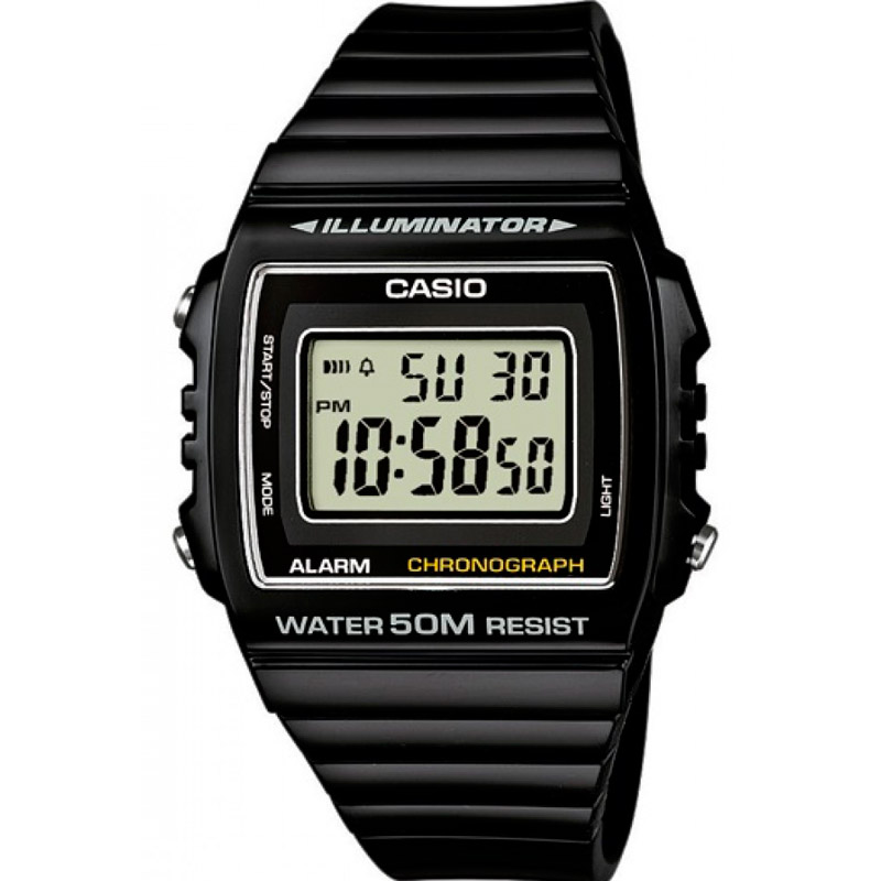 Часы Casio W-215H-1A наручные часы casio w 215h 7a